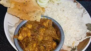 Simple chicken gravy & steamed rice 🍛🍗 | Ultimate comfort food | mukbang