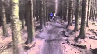Riding the Alpine 160 am 2014, following Jonny on his Giant