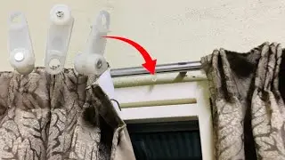 How to Replace Curtain Rail Roller Step by Step | DIY Traverse Rod Slides Curtain Replacement