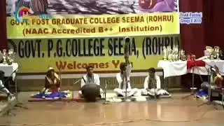 GPGC BILASPUR (HP) Orchestra Performance HPU YOUTH FESTIVAL 2019