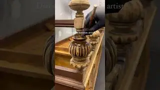 DARK WALNUT STAIN🤎#furniture #restoration #antique #handmade #diaries #work #transformation #wood