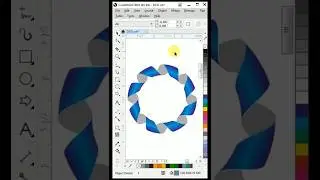 Curve Ribbon Design In CorelDraw | Curve Ribbon Design Coreldraw Me Kaise Banaye