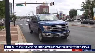 Maryland drivers illegally registering vehicles in Virginia, costing state millions