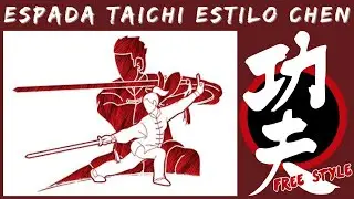 Espada Taichi Forma de 36 movimientos del estilo Chen