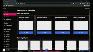MUSIC STREMING WEB APP || FULL STACK DEVELOPMENT | KL UNIVERSITY | PROJECT01