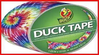 Great product -  Duck Brand 283268 Printed Duct Tape, Single Roll, Love Tie Dye