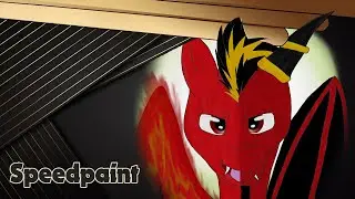 My Little Pony ~ Dragon & Pony Speedpaint [DSpyro`s OC]