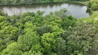 Big Woods Lake ravine stabilization flyover August 4, 2025.