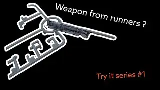 how to create a gunpla weapon out of runners | Try it series #1