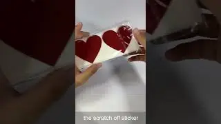 Scratch off sticker , will surprise your friends.