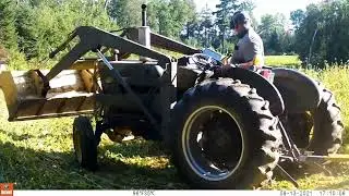 Rolling Sunflowers and Buckwheat planting NO-Till Winter Rye