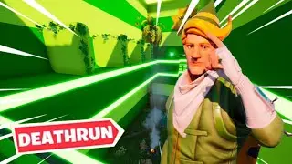 So we decided to try this Vibrant Deathrun Map... (Fortnite Creative Mode)