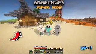 Minecraft survival series with friends | hindi (episode-1)