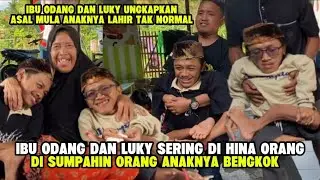 TEGA SEKALI ORANG YANG NYUMPAHIN BENGKOK‼️IBU ODANG & LUKY CERITA TANDA ANAKNYA SEBELUM LAHIR