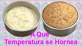 A Qué Temperatura se Hornea una Torta o un Pastel ?│Club de Reposteria