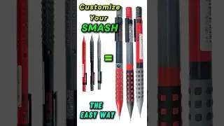 Create Your Custom Pentel Smash: Swap Grips, Bands, and Caps Easily