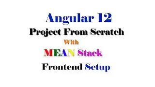 Angular 12 Discussion Forum project from scratch, Angular project, Setup Frontend in Angular With TC