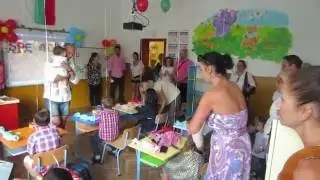 Първи учебен ден на децата от 1 клас в училище 
