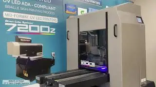 UV Printing Braille Signs on Metal - DCS: 1800s35 UV Printer