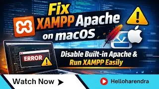Fix XAMPP Apache Not Starting on macOS | Disable Built-in Apache (100% Working)