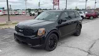 KIA Telluride SX Prestige Nightfall 2022 года в цвете Ebony Black / Black: обзор и обзор особенно...