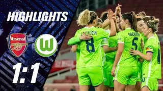 Trotz starker Leistung: Sp&auml;ter Ausgleichstreffer! | FC Arsenal - VfL Wolfsburg | Highlights UWCL