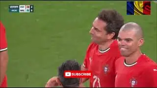 Portugal Legends vs World Legends 2025 | Hagi, Ronaldinho, Figo - All Goals & Highlights