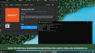 How to install Windows Subsystem for Linux (WSL) on Windows 10
