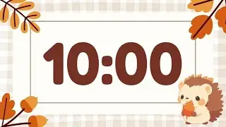 10 Minute Falling Leaves Timer (With Gentle Autumn Music) | Flory & Fey