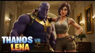 THANOS vs LENA – A Fortnite-Inspired Cinematic Showdown!