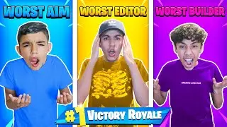 Which Brother Is The Worst At Fortnite! Diamond Mamba vs Mini Mamba vs Reaxtion!