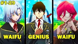 [1-29] Genius Dark Swordsman Returns In Magic Academy! | Manhwa Recap