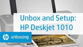 Распаковка и настройка | Принтер HP Deskjet 1010 | HP