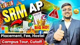 SRM AP Review❤️[2025] | Worth in 2025?🤔| Cutoff, Placement, Sports, Hostel | SRM University