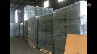 longspan shelving step beam iron warehouse industrial shelf wire pallet mesh deck