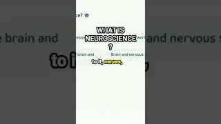 What is #neuroscience  ?