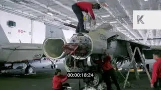 2000s US Aircraft Carrier, Jet Maintenance, Armaments