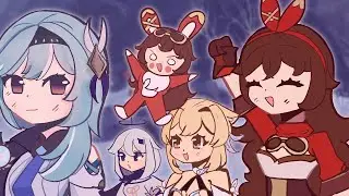 Genshin Impact Animation // Eula’s Dragonspine Dance