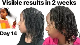 I Now know hair can grow within 2 weeks cause mine does all the time. Day 14 hair challenge 