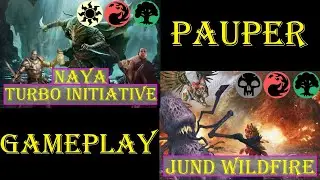 Naya Turbo Dianteira Vs Jund Wildfire [PAUPER] | Gameplay Ao Vivo #mtgpaupergameplay #mtggameplay