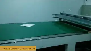Decoration Wall Panel High Gloss Process  (Curtain Coating Line by PURETE Machinery)