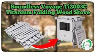 Boundless Voyage Titanium Folding Wood Stove Ti2003C - Finally, something for the tropics!