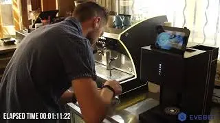 A Cappuccino Pour along with an Evebot Print Timelapse