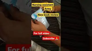 army nursing assistant book review 📚📚📢📢