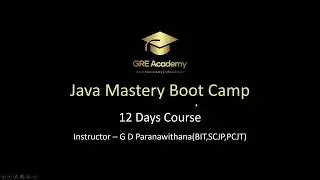 Java Mastery Bootcamp - Day 01 Video(Sinhala) - Java Introduction, Variable and Data Types