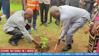 Journ&eacute;e nationale de l&rsquo;arbre &agrave; Kolwezi.Habima invite toute la population &agrave; prot&eacute;ger les arbres.