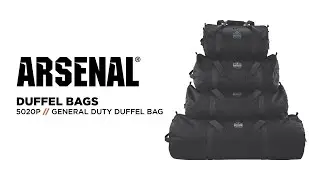 Water-Resistant and Spacious: Arsenal 5020P Polyester General Duty Duffel Bag