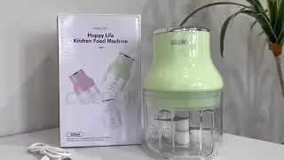 ECLENYES Electric Vegetable Chopper: 250ML USB Rechargeable Mini Blender