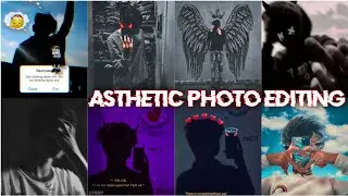 Asthetic photo editing in picsart//sad boy//broken boy editing 💔🥺~demon_x_tech