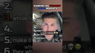 Ranking The FUNNIEST Pause Moments 💀